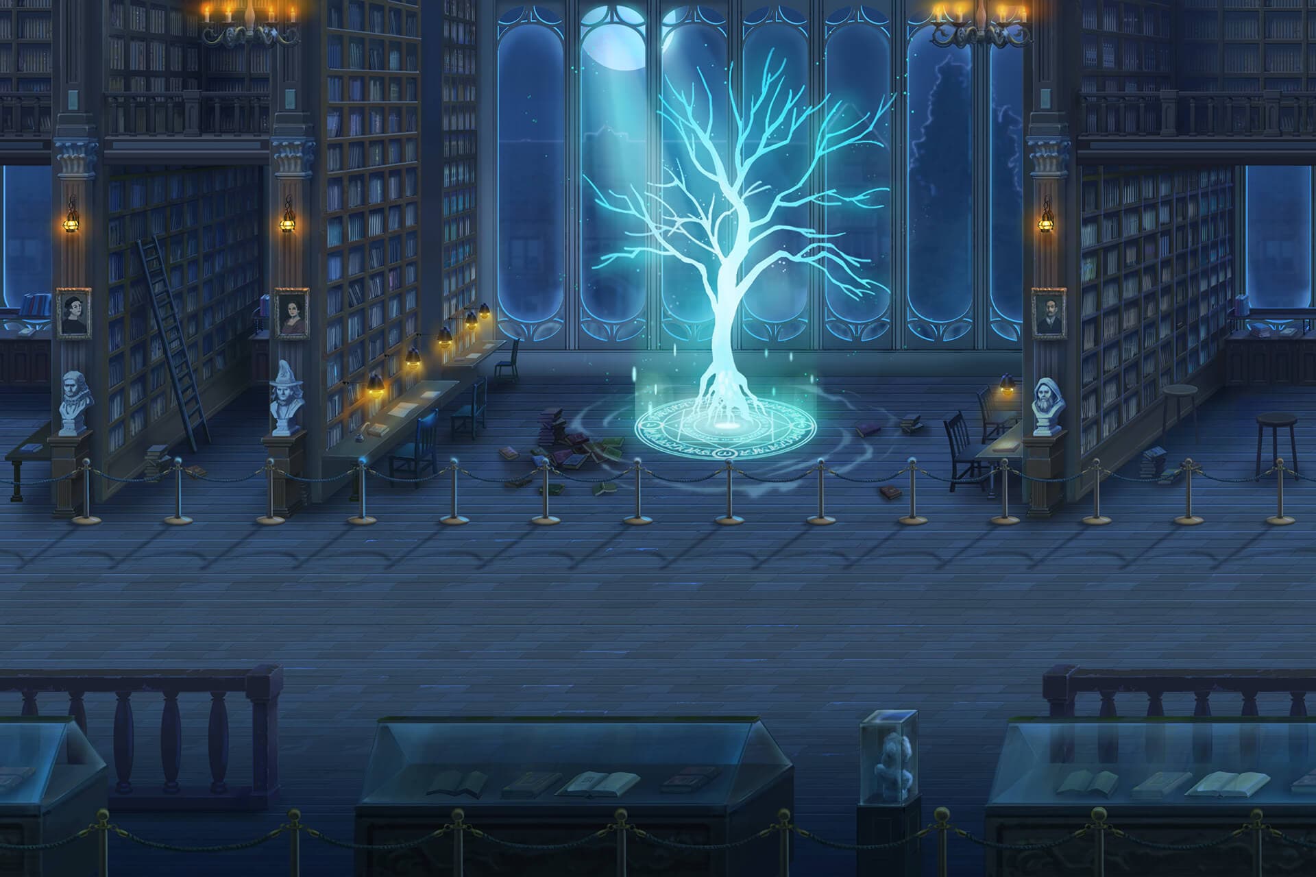 Library background